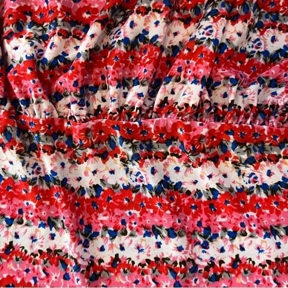 Ditsy floral print cross back dress size medium - Picture 5 of 7